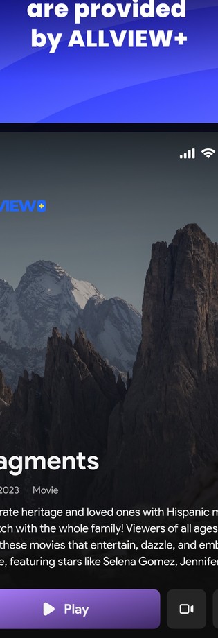 AllView+ home screen